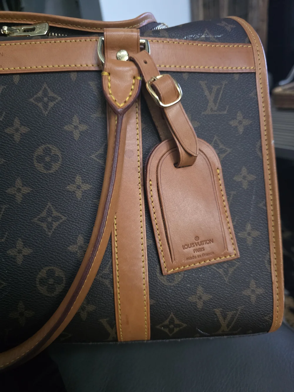 Authentic Vintage Louis Vuitton Monogram Canvas Pet Carrier